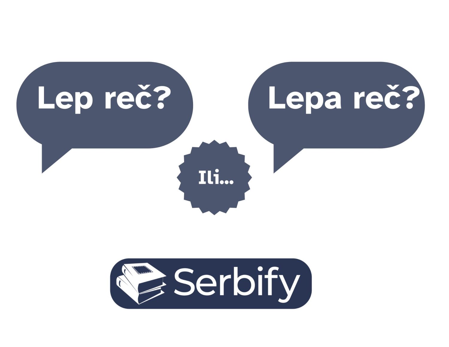 Should we say ,,lep reč" or ,,lepa reč"?