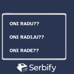 wHAT COULD BE THE ENDINGS FOR THE THIRS PERSON PLURAL IN SERBIAN LANGUAGE